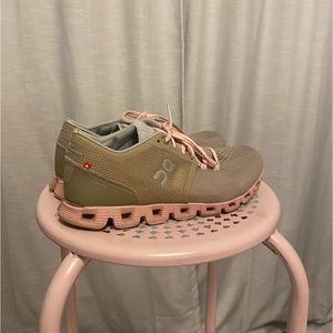 On cloud tennis shoes!